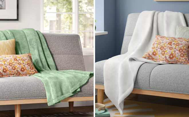Room Essentials Plush Throw Blankets Room Essentials Plush Throw Blankets