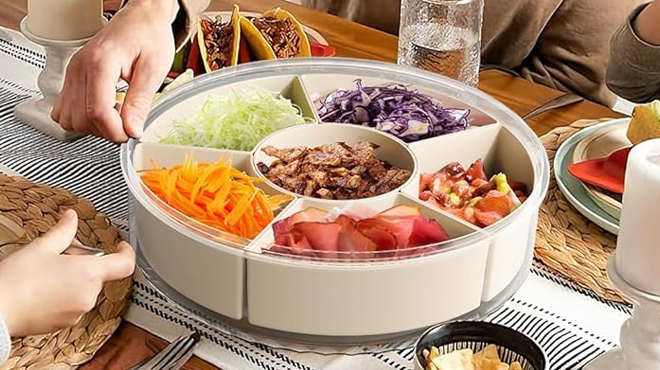 Rotatable Snack Tray