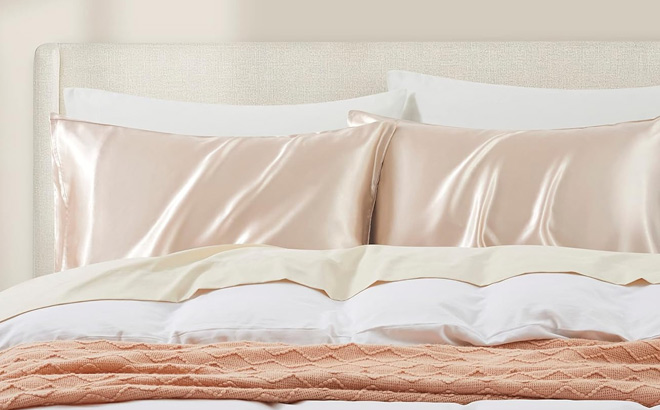 Satin Pillowcase King Size 2 Pack Satin Pillowcase King Size 2 Pack