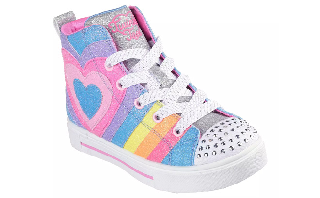 Skechers Twinkle Sparks Heart Pop Girls Sneakers