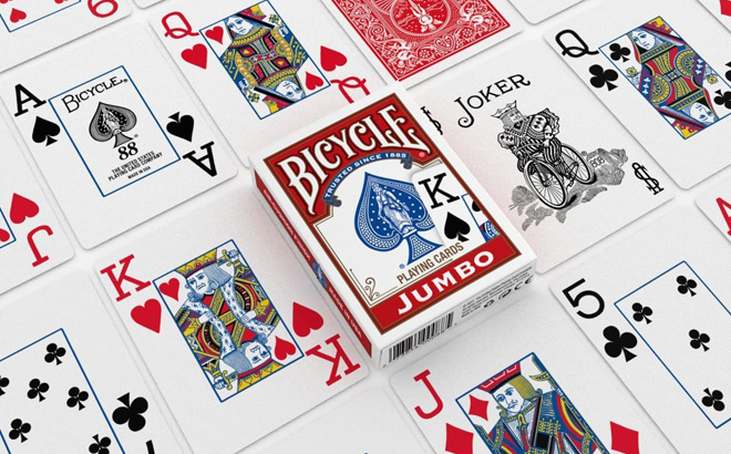 Springbok Bicycle Poker Size Jumbo Index Playing Cards