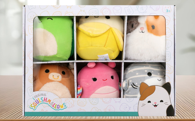 Squishmallows 5 Inch Plush 6 Pack