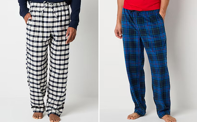 St Johns Bay Mens Flannel Pajama Pants St Johns Bay Mens Flannel Pajama Pants