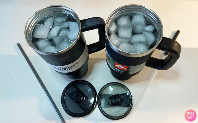 https://www.freestufffinder.com/wp-content/uploads/2025/03/Stanley-Tumbler-and-Ozark-Trail-Tumbles-Filled-with-Ice-on-a-Countertop.jpg