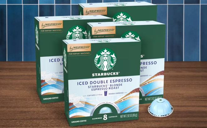 Starbucks by Nespresso Iced Double Espresso Blonde Coffee Pods