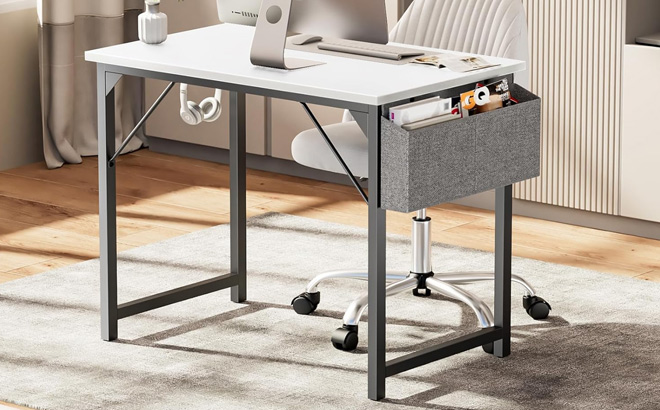 Sweetcrispy 32 Inch Small Computer Desk Sweetcrispy 32 Inch Small Computer Desk