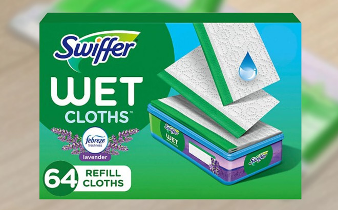 Swiffer Sweeper Wet Mopping Cloth Refills 64ct