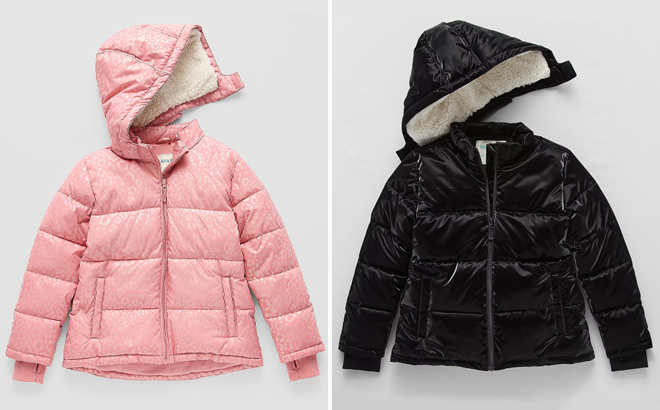 Thereabouts Girls Water Resistant Heavyweight Puffer Jacket Thereabouts Girls Water Resistant Heavyweight Puffer Jacket