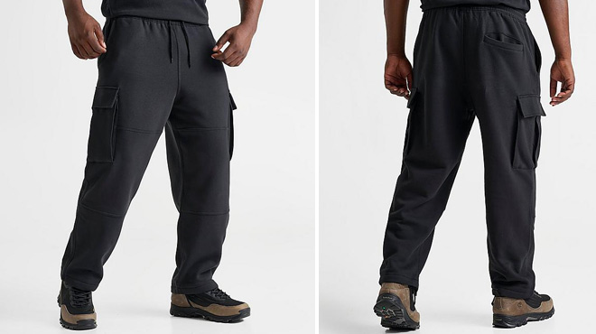 Timberland Men's Fleece Cargo Sweatpants Timberland Men's Fleece Cargo Sweatpants