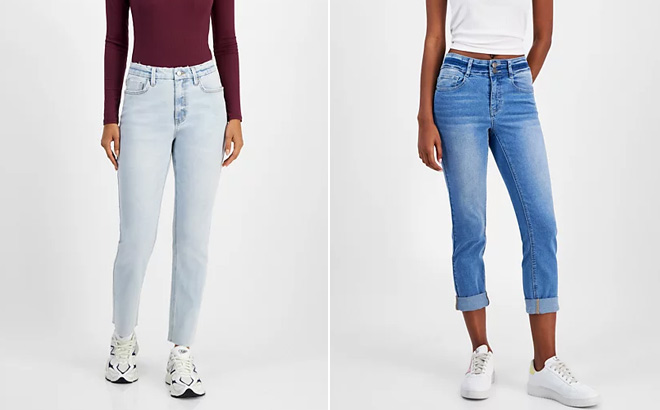 Tinseltown Juniors High Rise Straight Leg Joggers Tinseltown Juniors High Rise Straight Leg Joggers