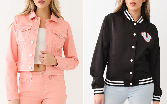 True Religion Jesse Crop Denim Jacket True Religion Jesse Crop Denim Jacket