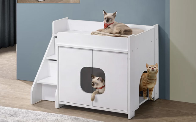 Tucker Murphy Pet Laskie Litter Box Enclosure
