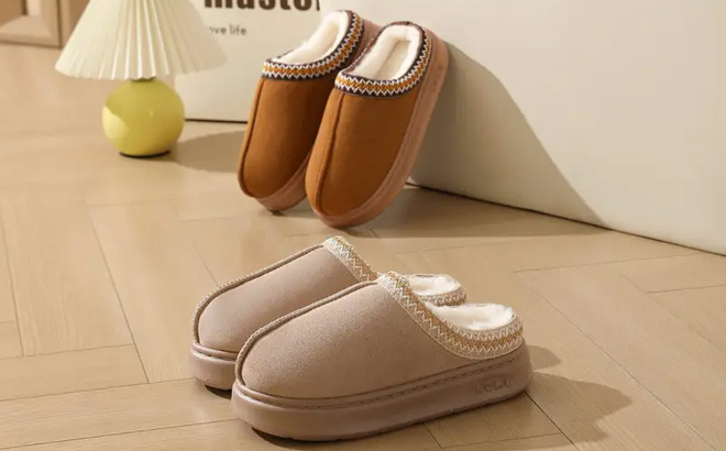 UGG Lookalike Slippers in Two Colors