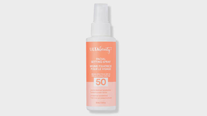 ULTA Beauty Facial Setting Spray Sunscreen SPF 50
