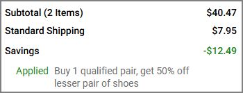 Vans checkout page
