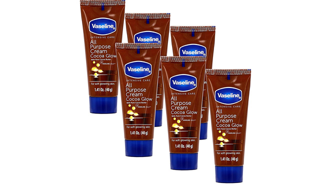 Vaseline All Purpose Cream Cocoa Glow with Pure Cocoa Butter 6 Pack 1 Vaseline All Purpose Cream Cocoa Glow with Pure Cocoa Butter 6 Pack 1