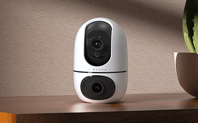 Virtavo Baby Monitor Camera on a Table