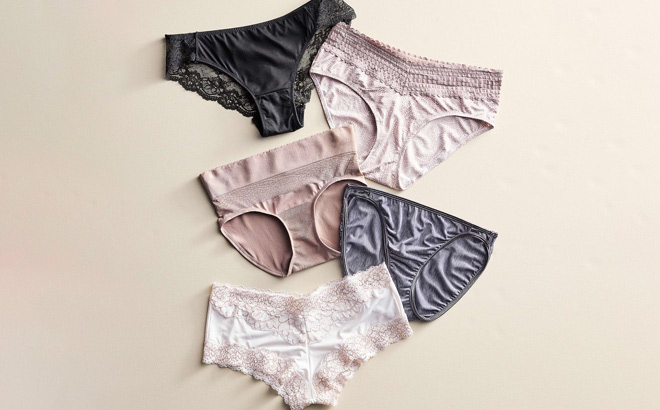 Womens Panties 5 Count
