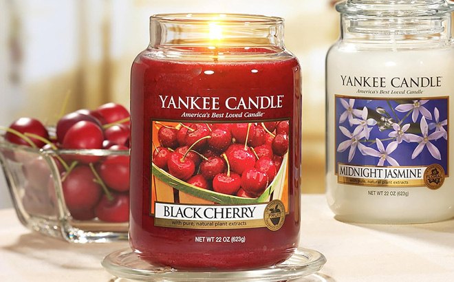 Yankee Candle Black Cherry Large Jar Candle