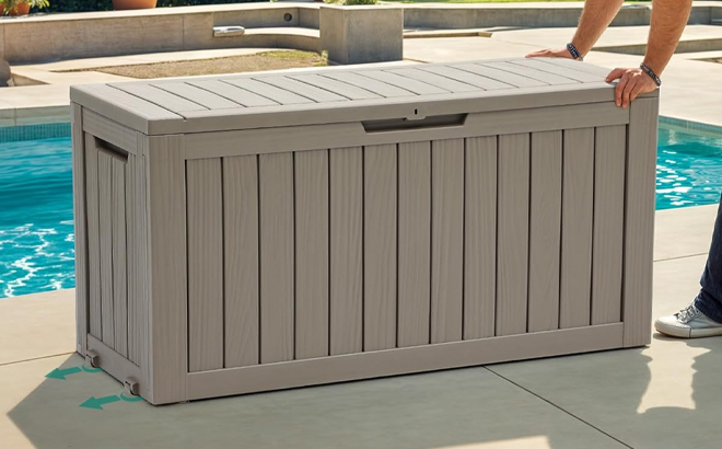 Yitahome 72 Gallon Outdoor Storage Box Yitahome 72 Gallon Outdoor Storage Box