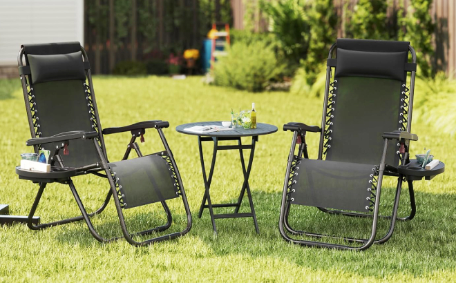 Zero Gravity Reclining Chairs 2 Pack