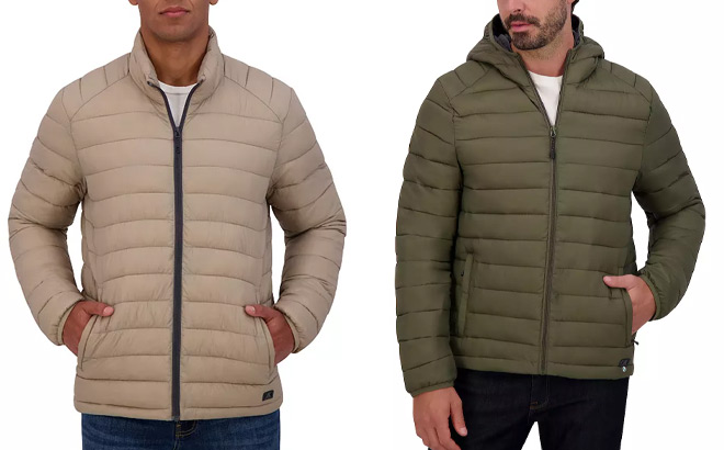ZeroXposur Mens Lightweight Packable Puffer Jacket ZeroXposur Mens Lightweight Packable Puffer Jacket