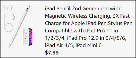 iPad Stylus 2nd Generation Checkout iPad Stylus 2nd Generation Checkout