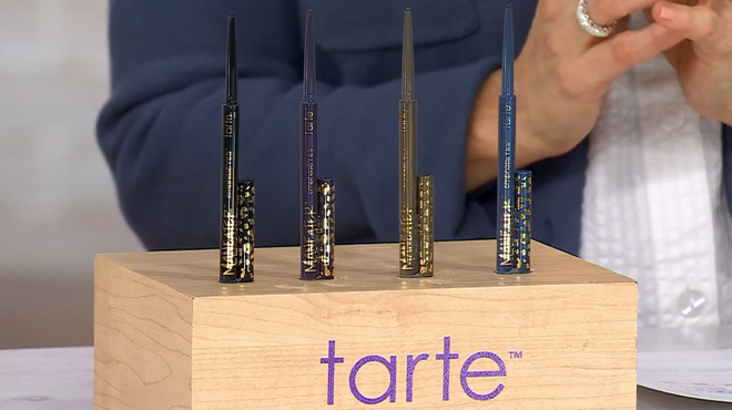 tarte Maneater emphasEYES High Definition Eyeliner Quad on a Product Stand tarte Maneater emphasEYES High Definition Eyeliner Quad on a Product Stand