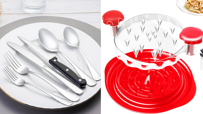 24 Piece Silverware Set