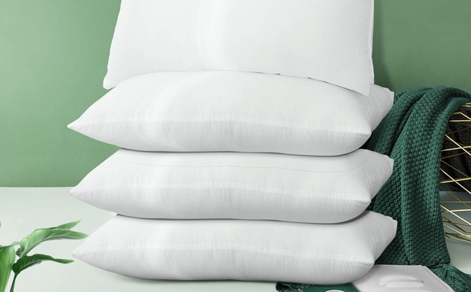 Acanva Square Premium Throw Pillow 4 Count