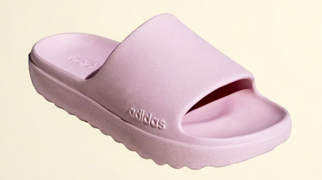 Adidas Adilette Lumia Slide Sandals in light pink Adidas Adilette Lumia Slide Sandals in light pink