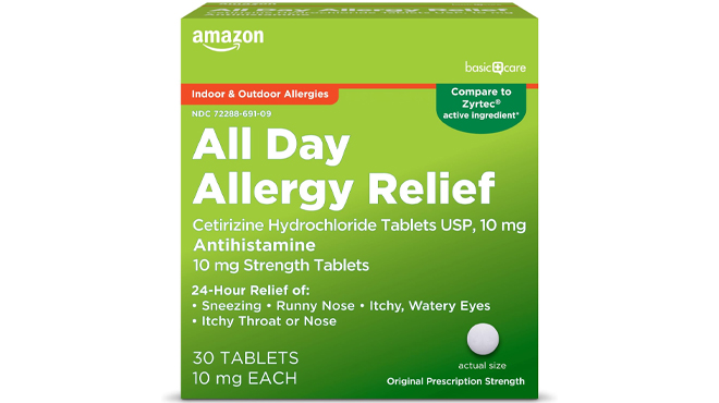 Amazon Basic Care All Day Allergy 30 Count Tablets Amazon Basic Care All Day Allergy 30 Count Tablets