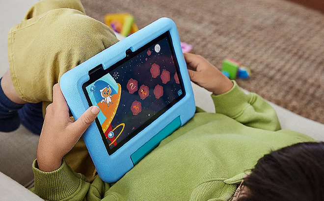 Amazon Fire 7 Inch Kids Tablet in Blue