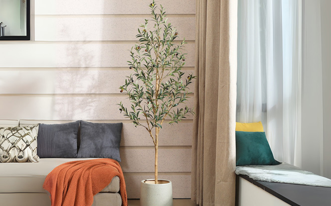 Artificial Olive Tree 6 Foot