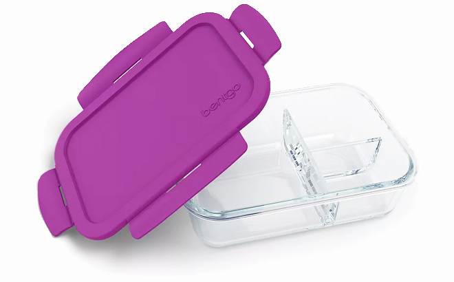 Bentgo 3 Compartment Glass Lunch Container Bentgo 3 Compartment Glass Lunch Container