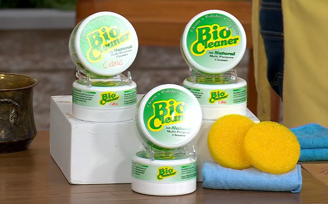 Bio Cleaner Set on the Table
