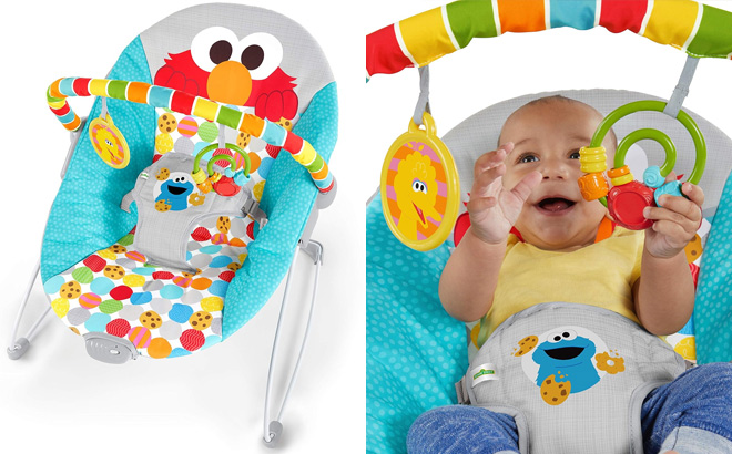 Bright Starts Sesame Street Baby Bouncer Infant Seat