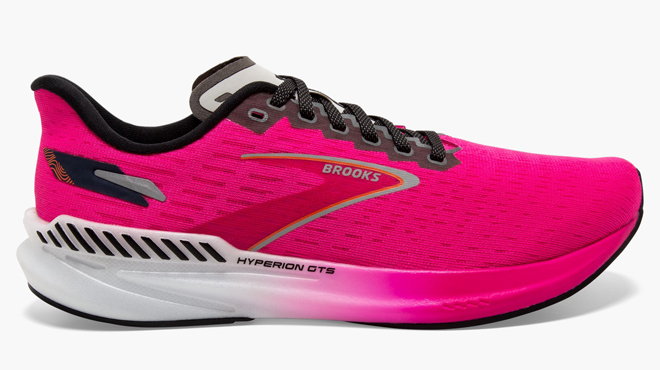 Brooks Hyperion GTS Womens Shoe in Pink Glo Color