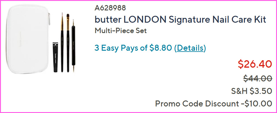 Butter LONDON Signature Nail Care Kit at Checkout
