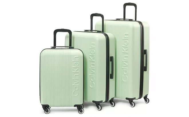 Calvin Klein Verticalism 3 Piece Luggage Set