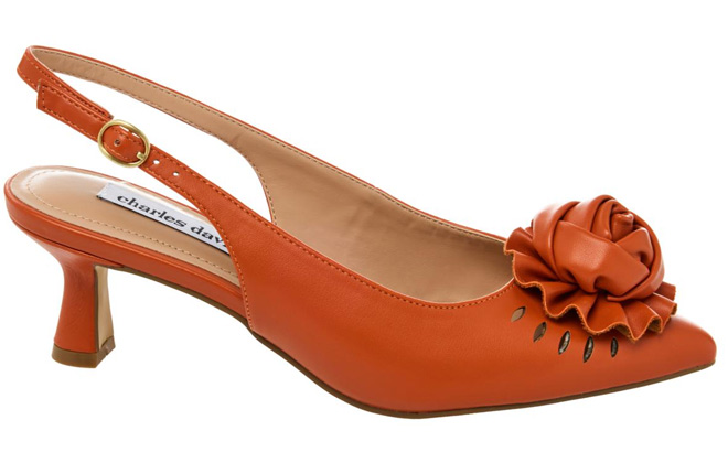 Charles by Charles David Azure Floral Slingback Charles by Charles David Azure Floral Slingback