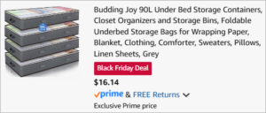 Checkout page of Budding Joy 90 Litter Under Bed Storage Containers 4 Pack Checkout page of Budding Joy 90 Litter Under Bed Storage Containers 4 Pack