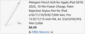 Checkout page of Metapen iPad Stylus Pen with Palm Rejection Checkout page of Metapen iPad Stylus Pen with Palm Rejection