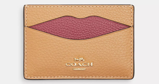 Coach Outlet Lip Card Case Coach Outlet Lip Card Case