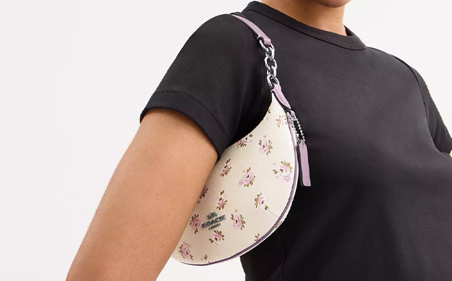 Coach Outlet Mini Payton Bag With Floral Print Coach Outlet Mini Payton Bag With Floral Print