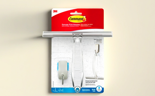 Command Bath Shower Small Water Resistant Adhesive