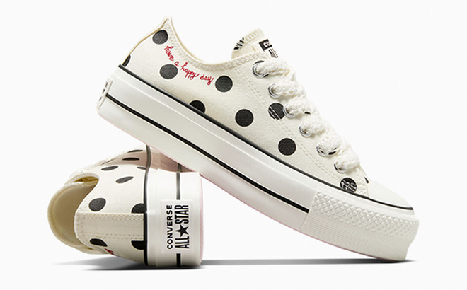 Converse Chuck Taylor All Star Lift Platform Polka Dots Womens Shoes Converse Chuck Taylor All Star Lift Platform Polka Dots Womens Shoes