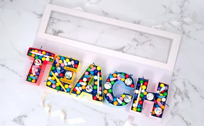 Cook With Color Fillable Word Food Storage Gift Box TEACH