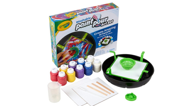 Crayola 20 Piece Washable Paint Pour Set