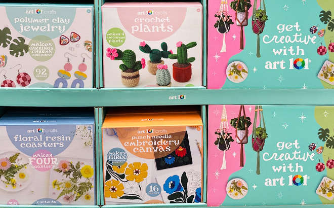 Different Craft Kits at Sams Club
